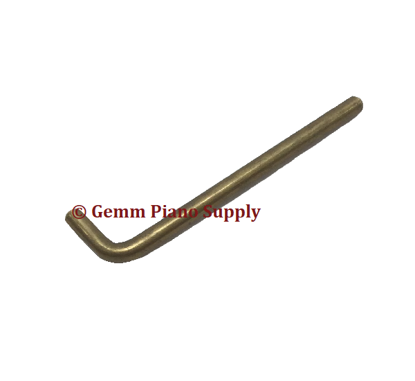 Piano Hinge Pin, Brass 1-3/4" x .104"