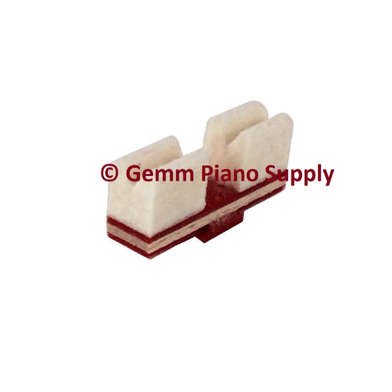 Upright Piano Bass Damper Wedge, Old Style (Single Wedge)