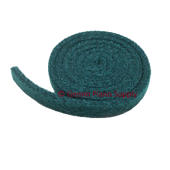 Piano Backrail Cloth, Green Thick