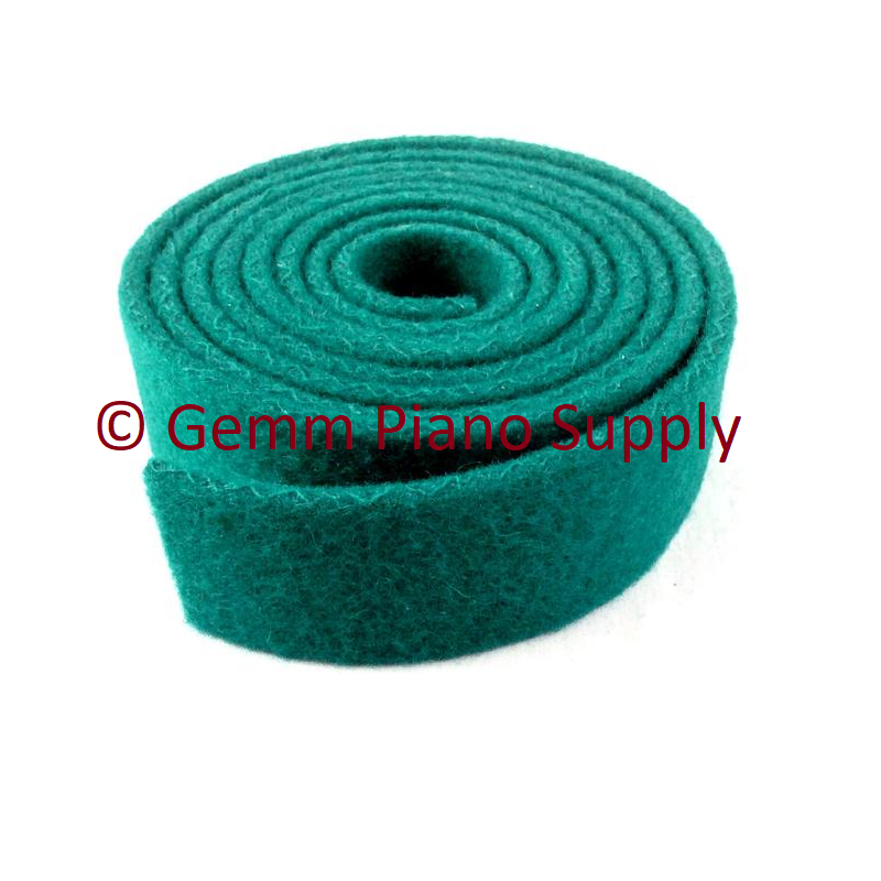 Piano Action Cloth, Green Medium, 3/8" Wide