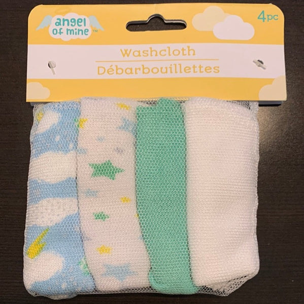 Baby Newborn Washcloths - Clouds