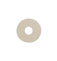 Piano Front Rail Paper Punchings White .003" Thick x 7/8" OD