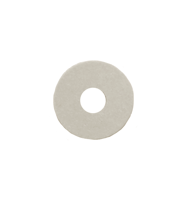 Piano Front Rail Paper Punchings White .018" Thick x 7/8" OD