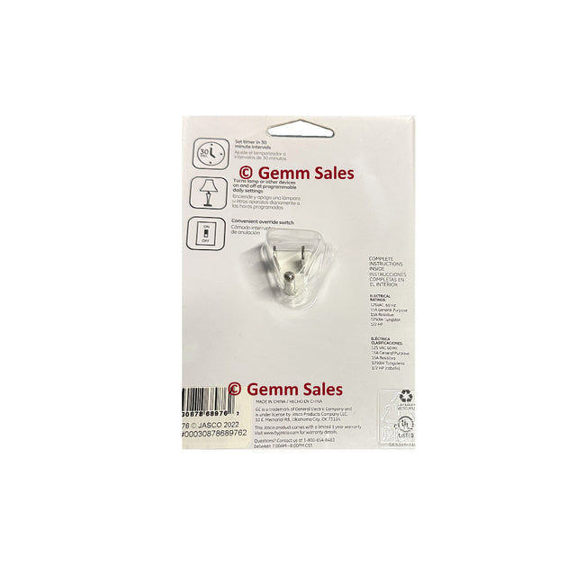 GE 24 Hour 2 Grounded Outlets Mechanical Timer