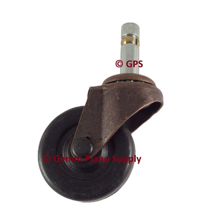 Piano Caster Single Wheel 2" Diameter x 7/8"