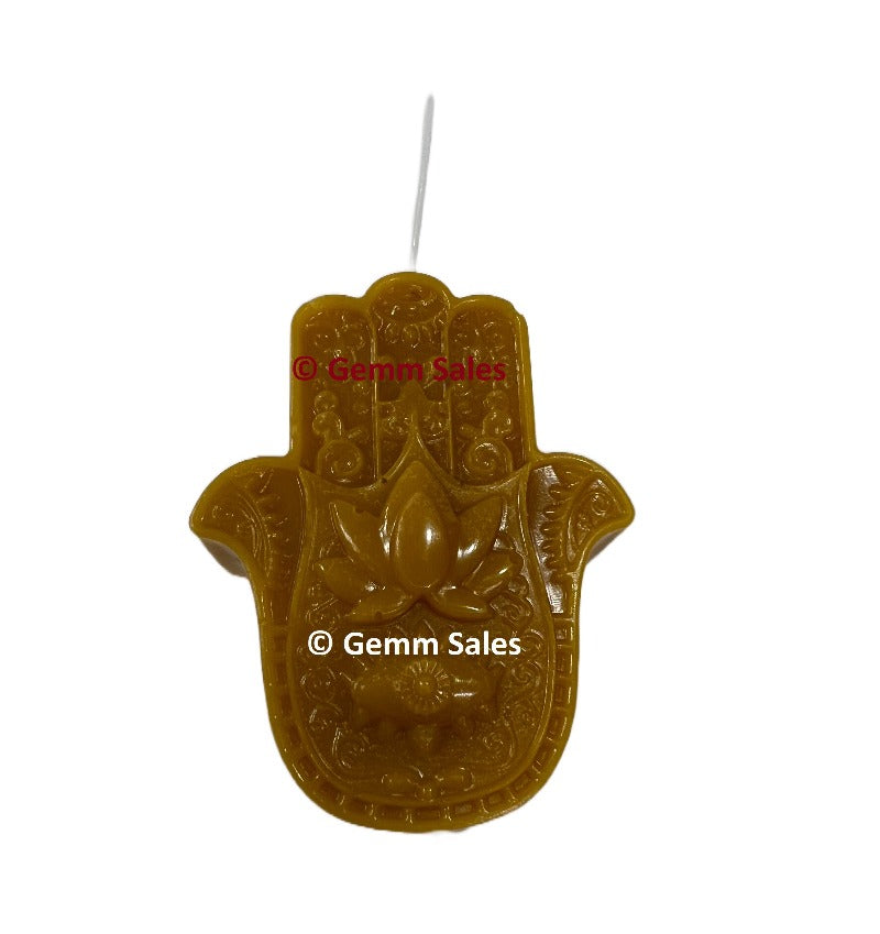 Hamsa Hand Shaped Candle - Handmade