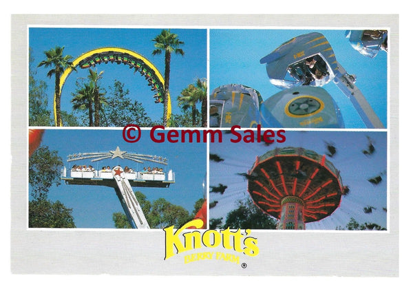 Knott's Berry Farm Postcard - Attractions