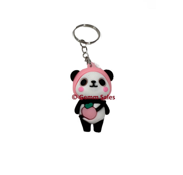 Panda Keychain - Pink