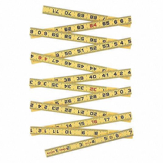 Piano 72" Fiberglass Folding Rule