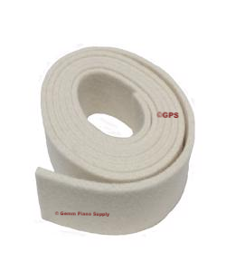Piano Action Cloth, White Thick, 1" Wide