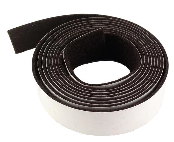 Piano Self Adhesive Nameboard Felt - Brown
