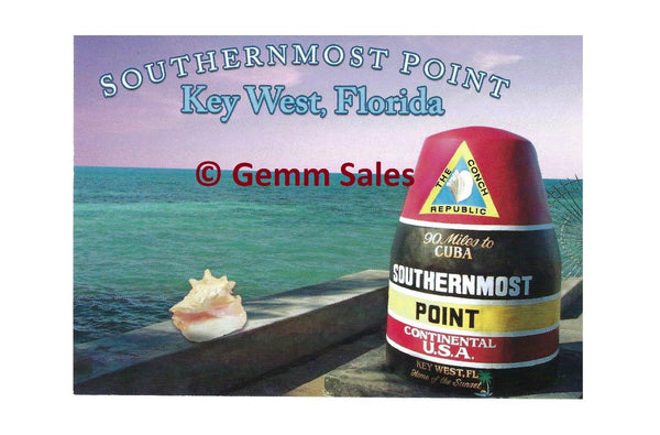 Southernmost Point, Key West Florida - Postcard