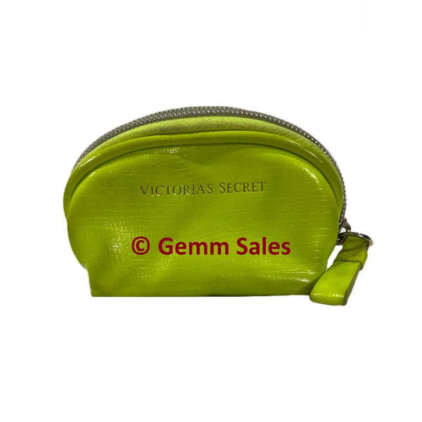 Victoria's Secret Mini Cosmetic Bag Coin Purse Lime Green