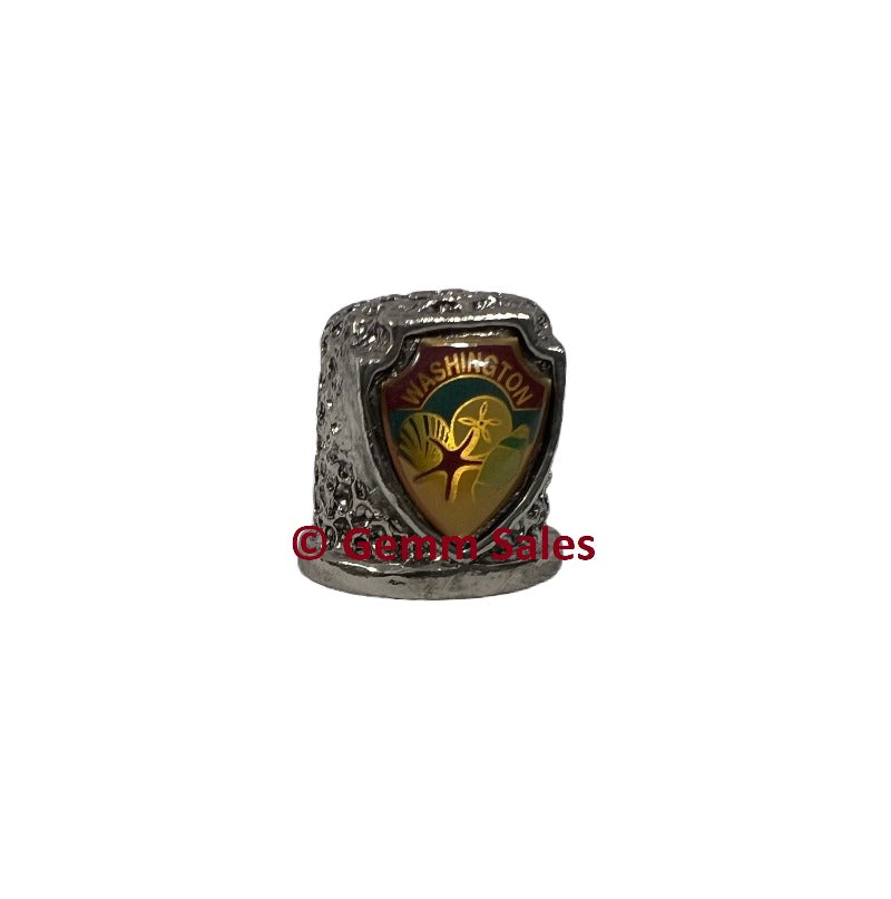 Washington State Metal Souvenir Thimble