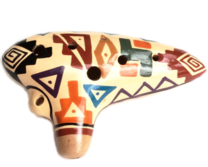 Authentic Ecuador 11 Hole Ocarina Instrument Handmade