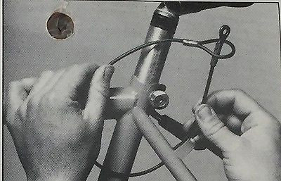 Cycling Seat Keeper Seat Locking Device