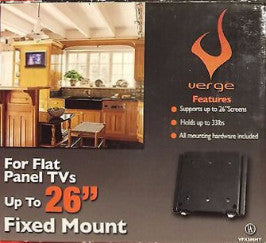 Verge Flat Panel TV Fixed Wall Mount Up To 26 Inches
