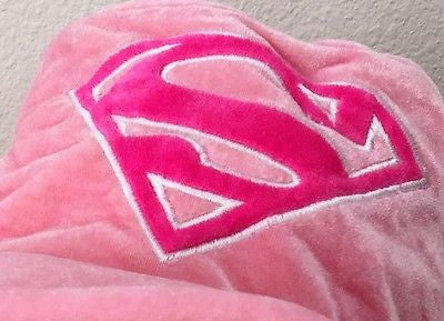 Authentic Six Flags Pink Supergirl Hat