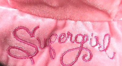 Authentic Six Flags Pink Supergirl Hat