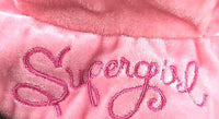Authentic Six Flags Pink Supergirl Hat