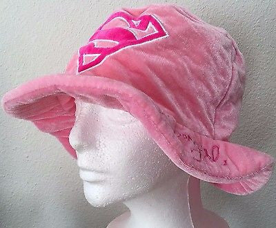Authentic Six Flags Pink Supergirl Hat
