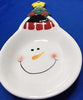 Handed Painted Christmas Spoon Rest - Santa or Snowman