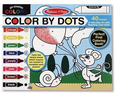 Melissa and Doug Color By Dots 3+