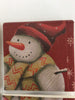 Snowman on Tile, Decorative Tiles, Tile Art, Christmas Decor, Christmas Snowman