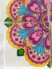 Mandala on Tile, Hand Painted Mandala, Wall Art on Tiles, Decorative Tiles, Tile Art