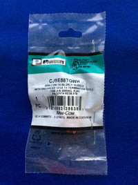 Panduit CJ5E88TGWH Cat5e Mini-Com TX-5e Jack Module, White
