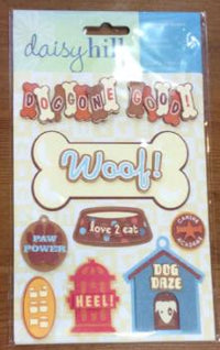 Scrapbook Stickers Dimensional Stickers Dog Icon Dimensional Stickers