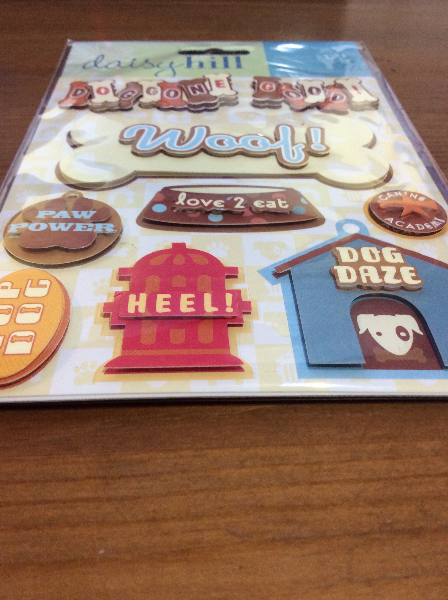 Scrapbook Stickers Dimensional Stickers Dog Icon Dimensional Stickers