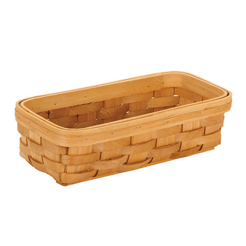 Country Tray Basket - Brown Wood