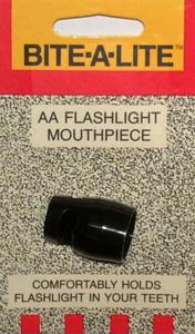 Bite-A-Lite / mouthpiece, for Aluminum Flashlights