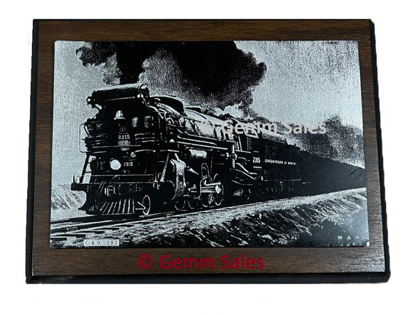 C & O Locomotive #2315 Chesapeake & Ohio 2-8-2 Vintage Frame