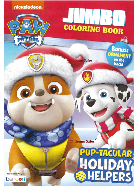 Christmas Paw Patrol Jumbo Coloring Book - Pup-Tacular Holiday Helpers
