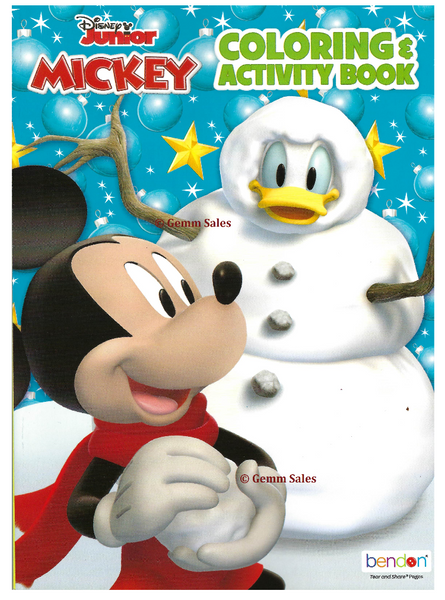Disney Mickey and Friends Christmas Coloring and Activity Book