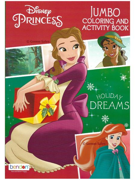 Disney Princess Jumbo Coloring and Activity Book