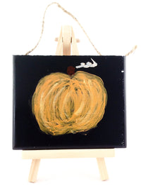 Fall Pumpkin Decorative Tile - Handpainted