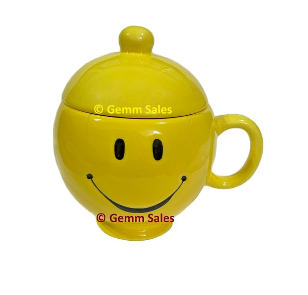 Happy Face Mug with Lid