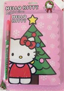 Hello Kitty Diecut Diary With Pen, 60 Sheets Journal