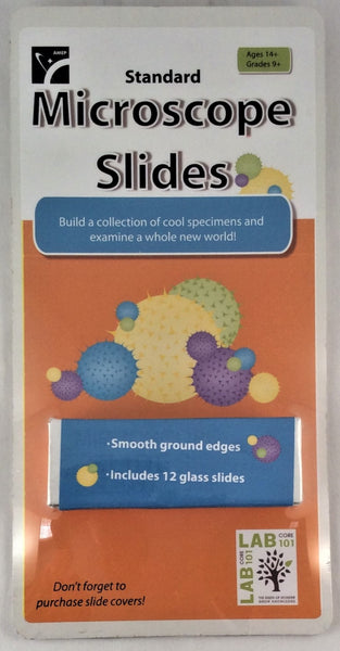 Standard Microscope Slides - Set of 12