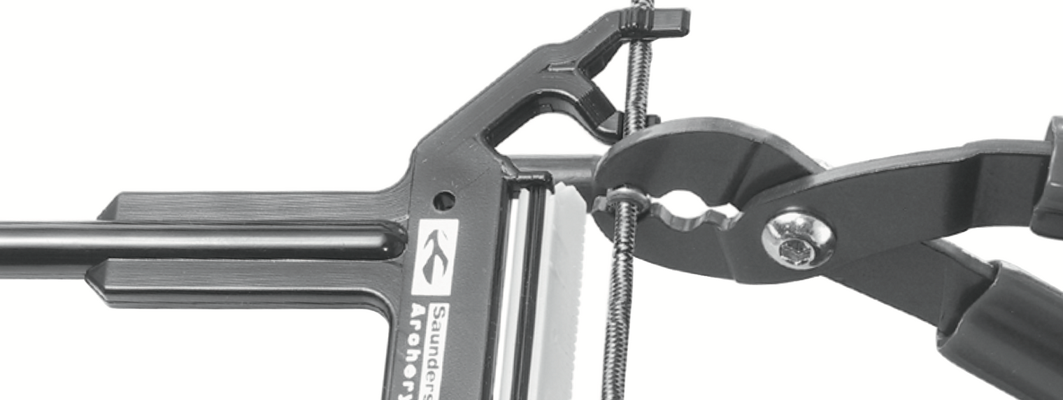 Saunders Archery Nok-Set Pliers with 9 Nok-Sets