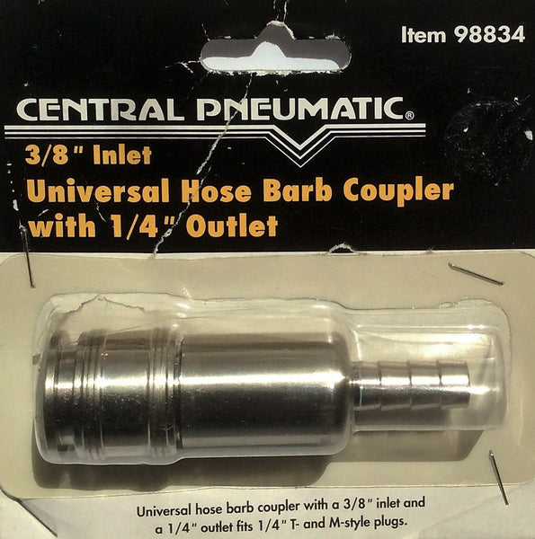 Universal Hose Barb Coupler with 1/4" Outlet