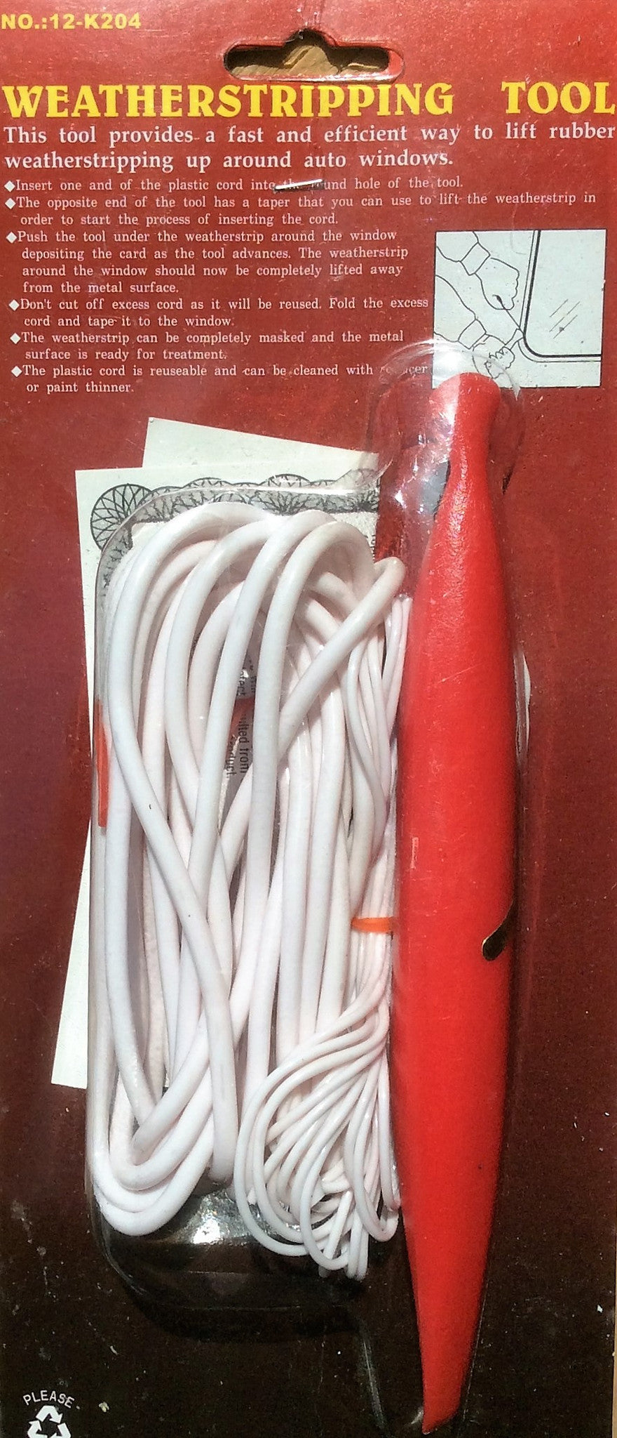 Weatherstripping Tool