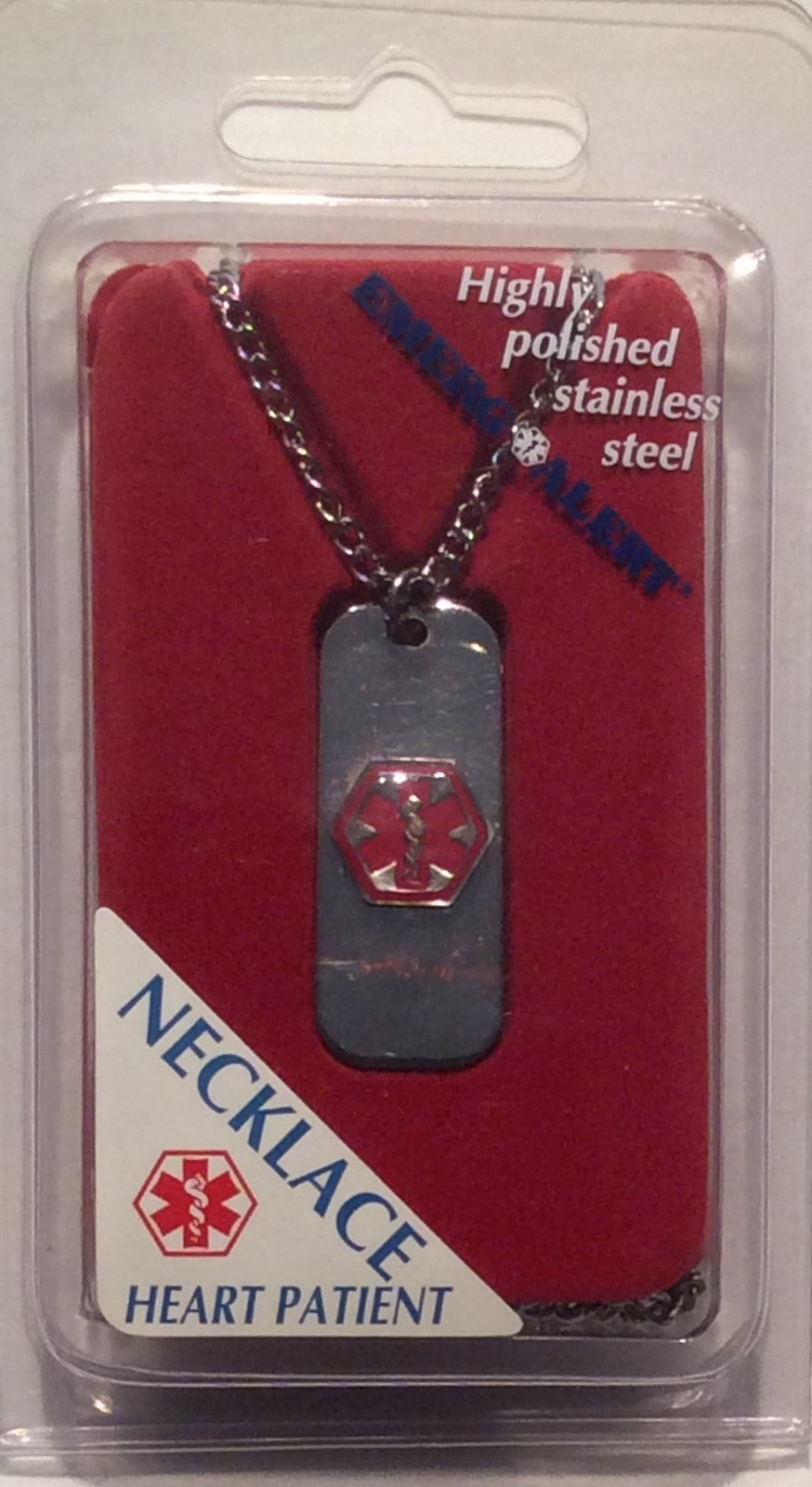 Medical Alert I.D. - Heart Patient Necklace
