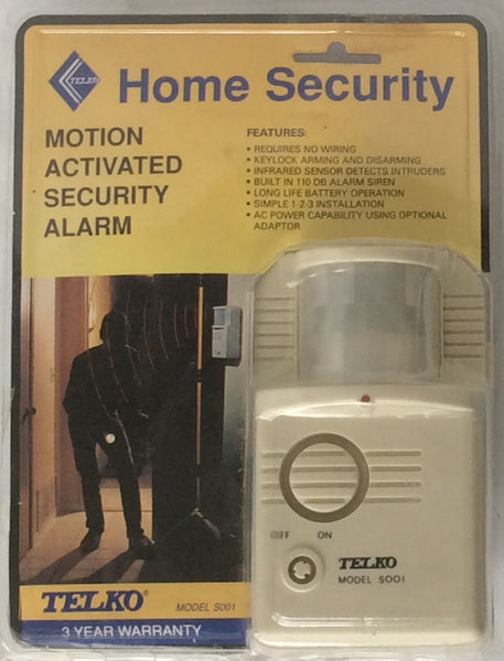 TELKO Motion Activated Security Alarm Model S001