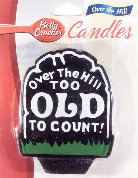 Over the Hill - Birthday Cake Candle