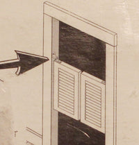 Brainerd Cafe Door Pivot Hinge / Brass Plated