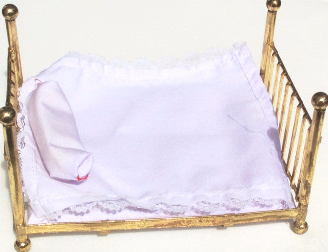 Miniature House - Vintage Brass Bed
